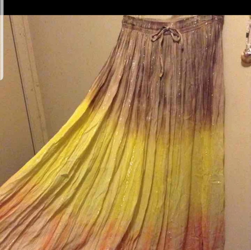 🤎🌼Anthropologie Tie-dye Boho Skirt🌼🤎